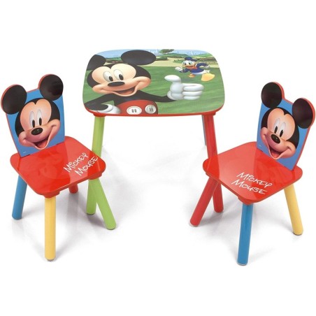 Set masuta si 2 scaunele Mickey Mouse :: Arditex